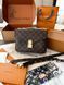 Модель в стилі Louis Vuitton Pochette Metis Brown 24см р1076 фото 9