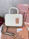 Сумка в стилі Miu Miu White