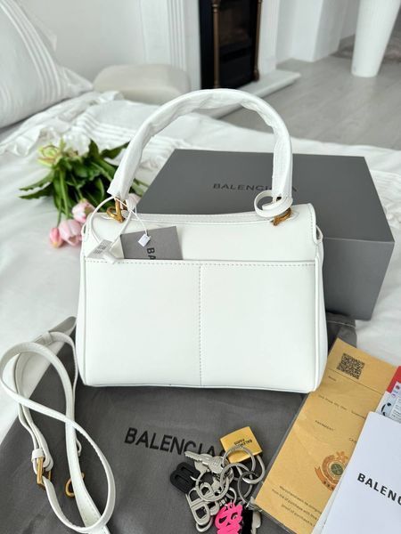 Сумка в стилі  Balenciaga Rodeo White Gold P18019 фото
