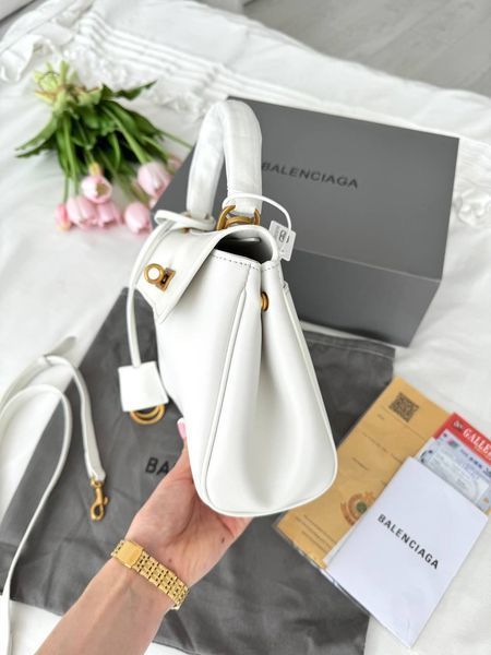 Сумка в стилі  Balenciaga Rodeo White Gold P18019 фото