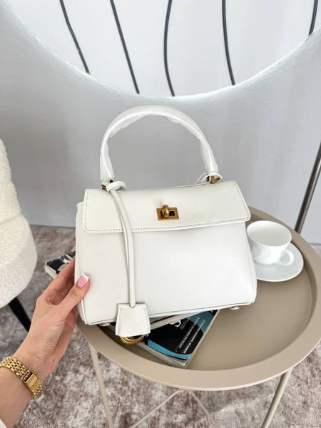 Сумка в стилі  Balenciaga Rodeo White Gold P18019 фото