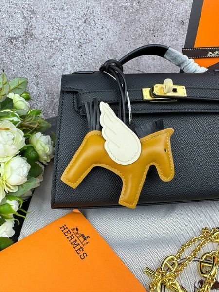 Сумка в стилі Hermes Kelly Black P15011 фото