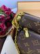 Модель в стилі Louis Vuitton Multi Pochette Brown 24 см P1003 фото 3