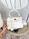 Сумка в стилі  Balenciaga Rodeo White Gold P18019 фото 9
