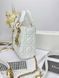 Сумка в стилі  Dior Lady Mini White Gold P6054 фото 7