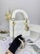 Сумка в стилі  Dior Lady Mini White Gold P6054 фото 6