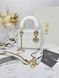 Сумка в стилі  Dior Lady Mini White Gold P6054 фото 3