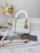 Сумка в стилі  Dior Lady Mini White Gold P6054 фото 8