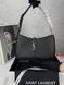 Сумка в стилі Yves Saint Laurent Hobo Le 5 A 7 Black/Silver P5038 фото 11