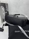 Сумка в стилі Yves Saint Laurent Hobo Le 5 A 7 Black/Silver P5038 фото 3