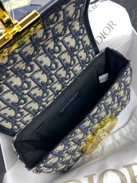 Сумка в стилі  Dior Blue/Beige P6014 фото