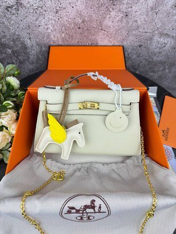 Сумка в стилі  Hermes Kelly Milk P15010 фото