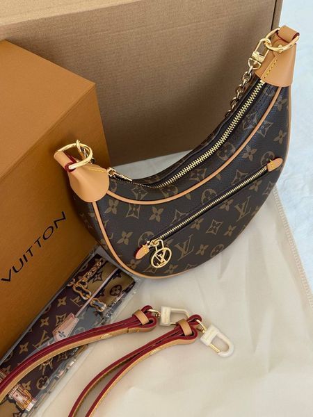 Модель в стилі Louis Vuitton Loop Brown 23см 129-1 фото