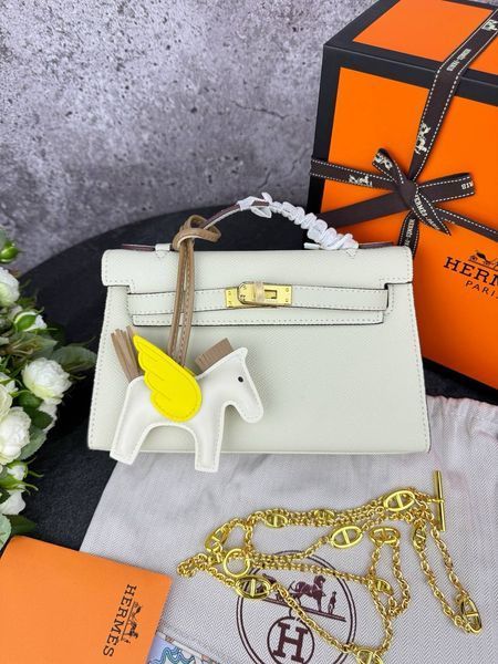 Сумка в стилі  Hermes Kelly Milk P15010 фото
