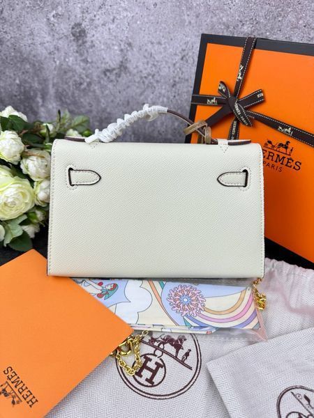Сумка в стилі  Hermes Kelly Milk P15010 фото