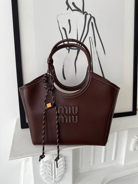 Сумка в стилі Miu Miu Brown P17045 фото