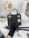 Сумка в стилі Dior Lady Mini Black Silver 17 см 	P6063 фото 3