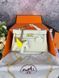 Сумка в стилі Hermes Kelly Milk