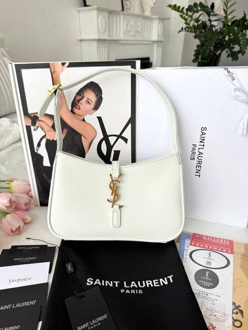 Сумка в стилі  Yves Saint Laurent Hobo Le 5 A 7 White/Gold Р5006 фото