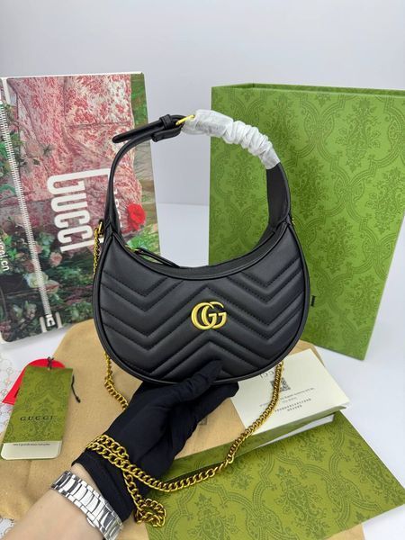 Сумка в стилі Gucci Black P11019 фото