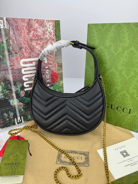 Сумка в стилі Gucci Black P11019 фото