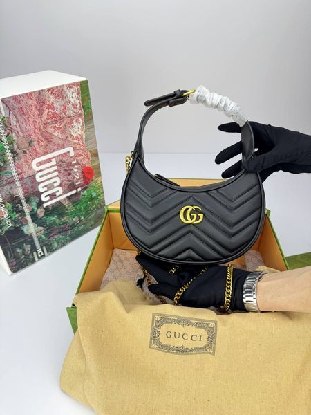 Сумка в стилі Gucci Black P11019 фото