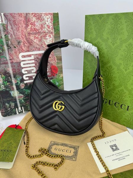 Сумка в стилі Gucci Black P11019 фото