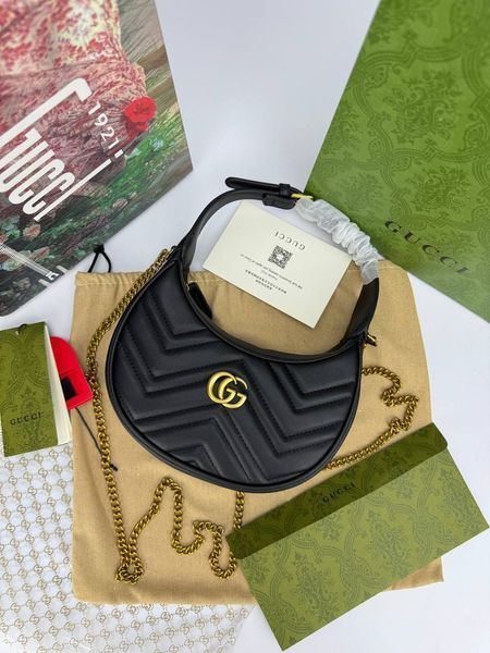 Сумка в стилі Gucci Black P11019 фото