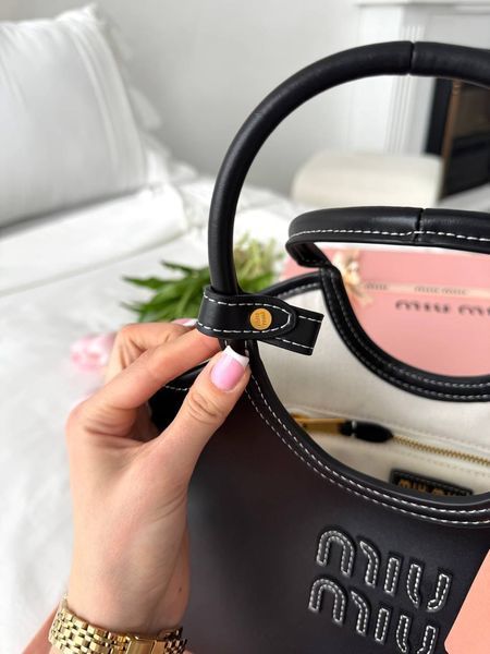 Сумка в стилі  Miu Miu Black P17044 фото