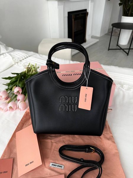 Сумка в стилі  Miu Miu Black P17044 фото