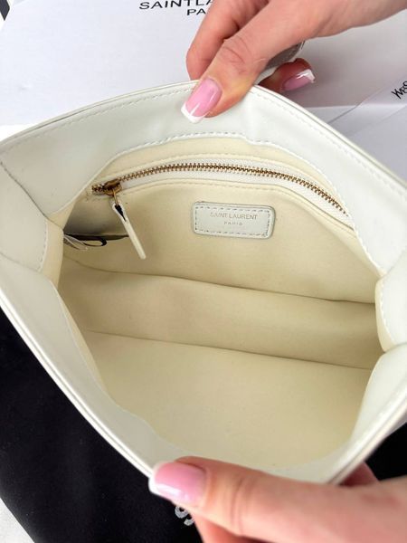 Сумка в стилі  Yves Saint Laurent Hobo Le 5 A 7 White/Gold Р5006 фото