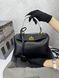 Сумка в стилі Balenciaga Rodeo Black Gold P18012 фото 2