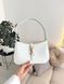 Сумка в стилі  Yves Saint Laurent Hobo Le 5 A 7 White/Gold Р5006 фото 4