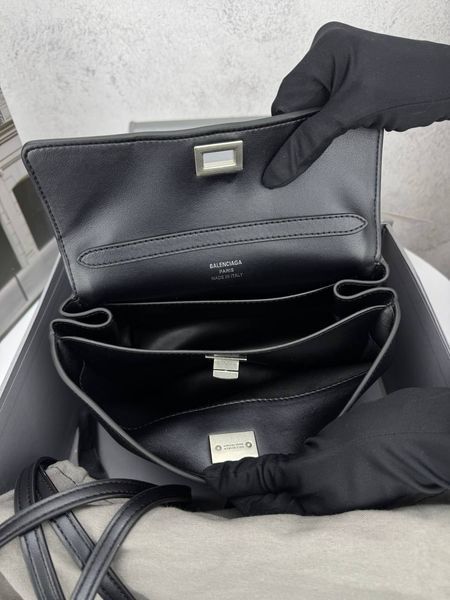 Модель в стилі Balenciaga Rodeo Black Silver 23см P18011 фото