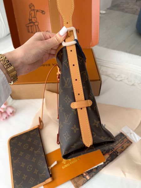Сумка в стилі Louis Vuitton CarryAll PM Brown 30 см P1073 фото