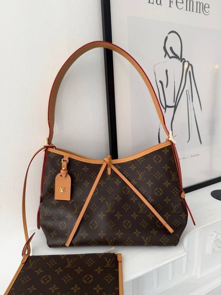 Сумка в стилі Louis Vuitton CarryAll PM Brown 30 см P1073 фото