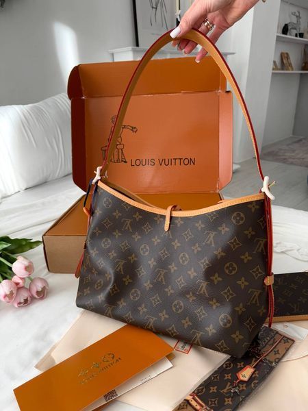 Сумка в стилі Louis Vuitton CarryAll PM Brown 30 см P1073 фото