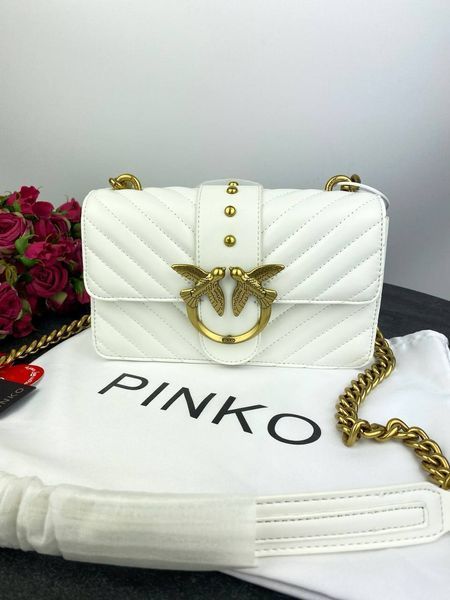 Сумка в стилі Pinko White P14007 фото