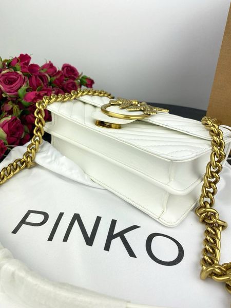 Сумка в стилі Pinko White P14007 фото