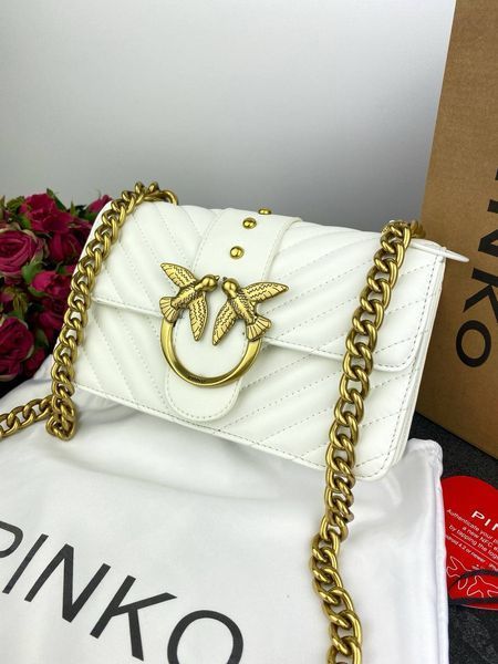 Сумка в стилі Pinko White P14007 фото