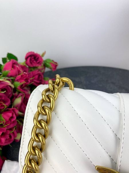 Сумка в стилі Pinko White P14007 фото