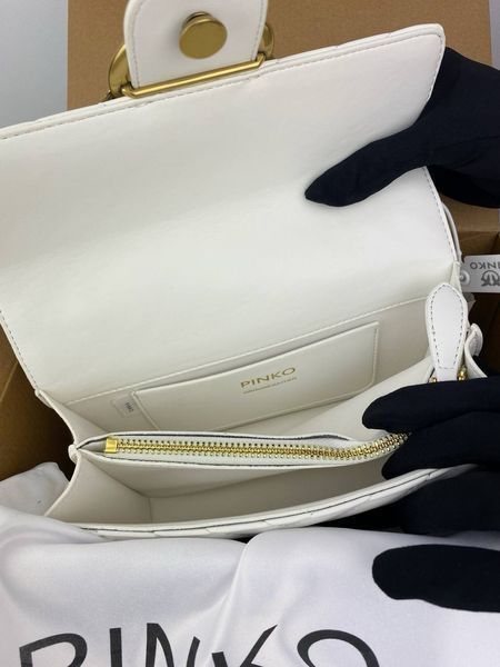 Сумка в стилі Pinko White P14007 фото