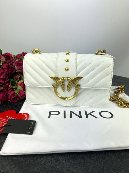 Сумка в стилі Pinko White P14007 фото