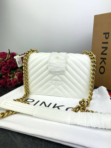 Сумка в стилі Pinko White P14007 фото