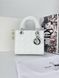 Сумка в стилі Dior Lady White Silver P6040 фото 8