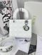 Сумка в стилі Dior Lady White Silver P6040 фото 1