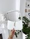 Сумка в стилі  Yves Saint Laurent Hobo Le 5 A 7 White/Silver P5054 фото 2