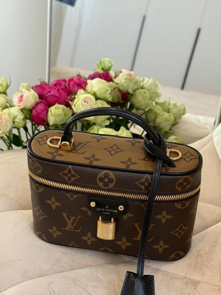 Модель в стилі Louis Vuitton Vanity PM Brown 18,5 см 110-1 фото