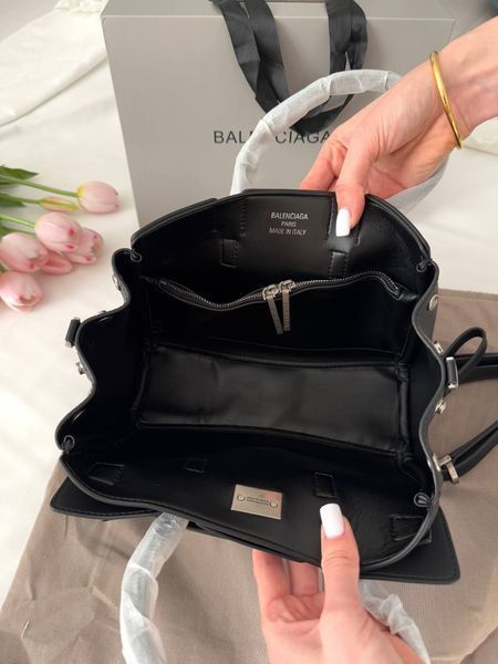 Модель в стилі Balenciaga bel air Black Silver 24см P18021 фото