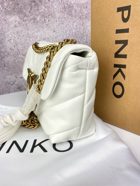 Сумка в стилі Pinko Puff White P14008 фото